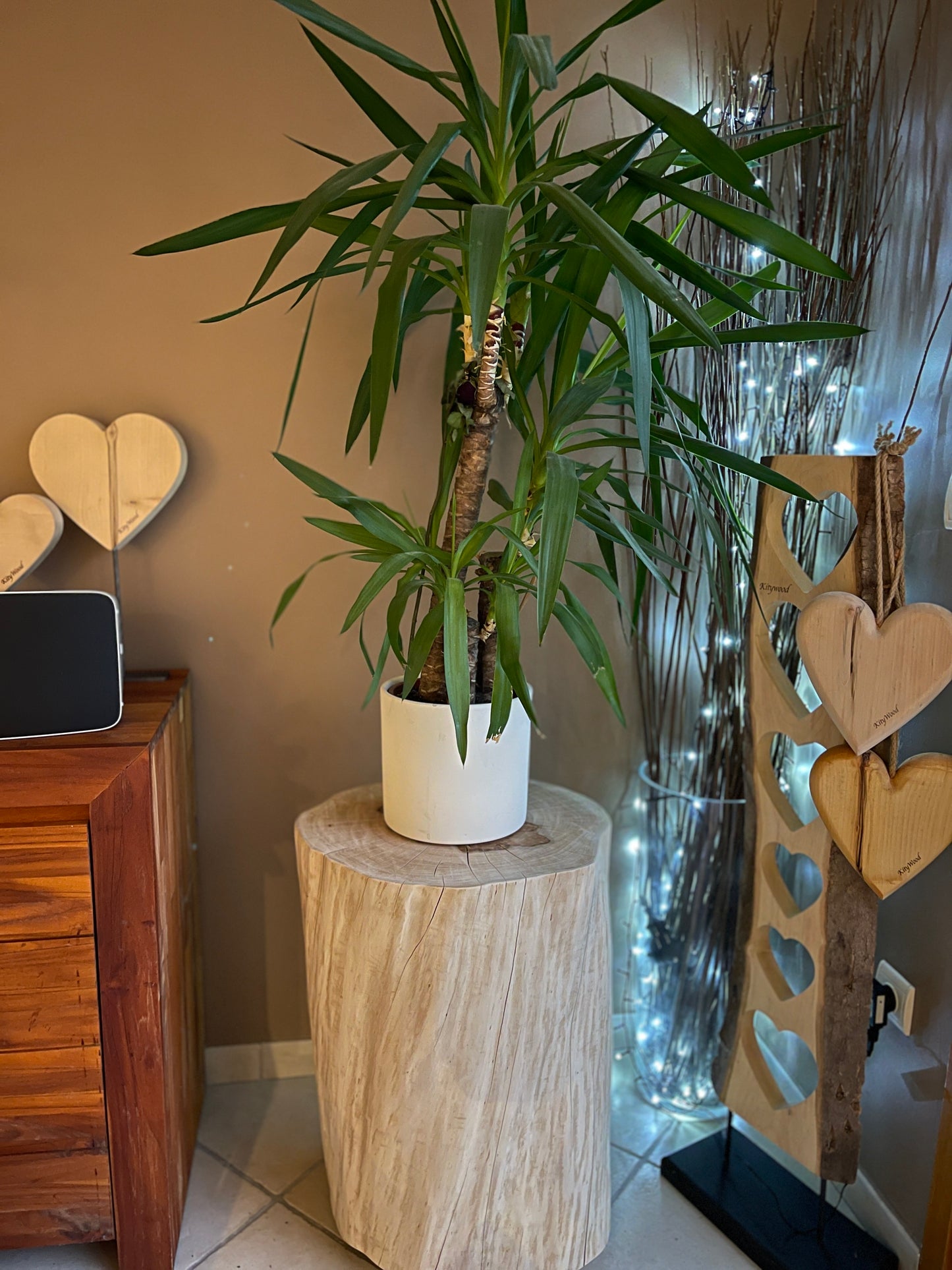 table d appoint en bois massif